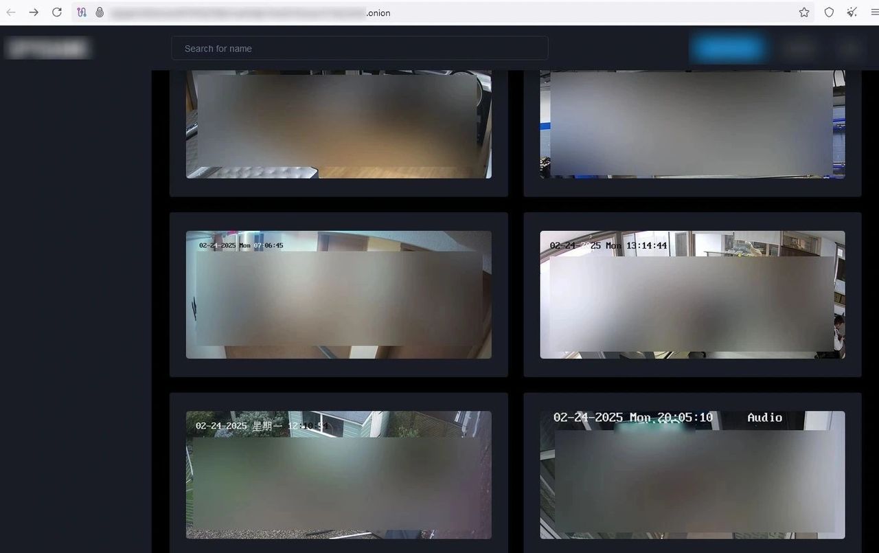 Exposed cameras surfaced during infrastructure mapping